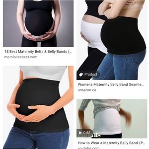 Ingrid and Isabel Bellyband black 1